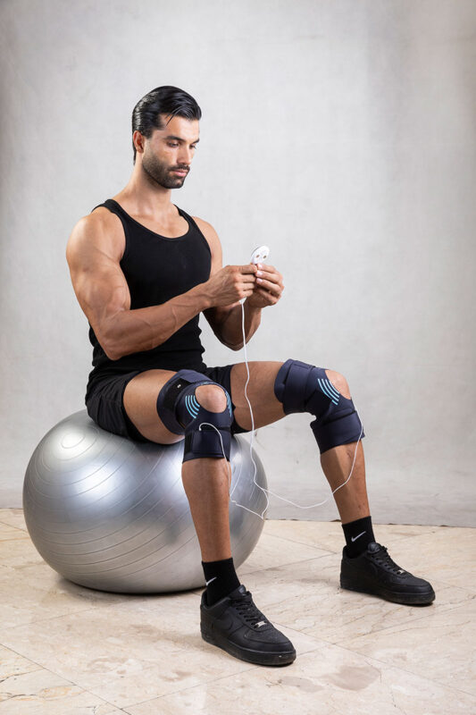 دستگاه تقویت عضلات زانو ای ام اس + یک کنترلر