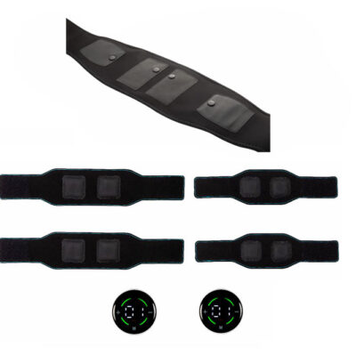 پکیج کمربند لاغری و ران‌بند تقویت عضلات و بازوبند EMS